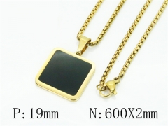 HY Wholesale Stainless Steel 316L Jewelry Popular Necklaces-HY49N0067XNL