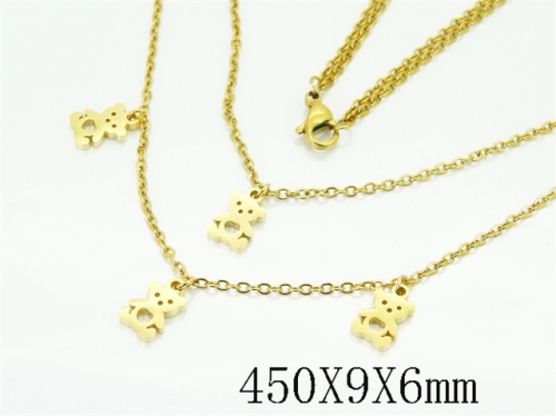 HY Wholesale Stainless Steel 316L Jewelry Popular Necklaces-HY12N0991LR