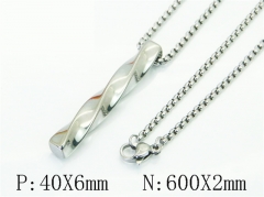 HY Wholesale Stainless Steel 316L Jewelry Popular Necklaces-HY49N0082CLL