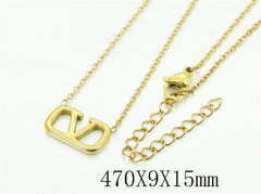 HY Wholesale Stainless Steel 316L Jewelry Popular Necklaces-HY49N0124UKL