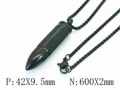 HY Wholesale Stainless Steel 316L Jewelry Popular Necklaces-HY49N0077OY