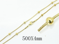 HY Wholesale Stainless Steel 316L Jewelry Popular Necklaces-HY40N1568KV