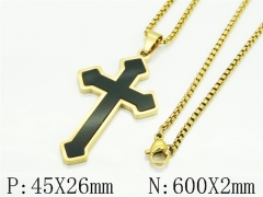 HY Wholesale Stainless Steel 316L Jewelry Popular Necklaces-HY49N0088NL