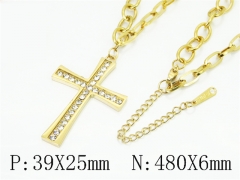 HY Wholesale Stainless Steel 316L Jewelry Popular Necklaces-HY80N1085PE