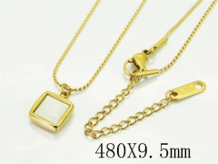 HY Wholesale Stainless Steel 316L Jewelry Popular Necklaces-HY41N0451OL