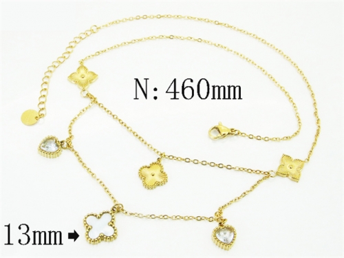 HY Wholesale Stainless Steel 316L Jewelry Popular Necklaces-HY32N1029HIS