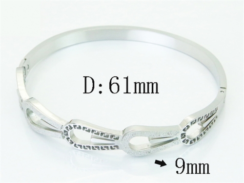 HY Wholesale Bangles Jewelry Stainless Steel 316L Popular Bangle-HY19B1523HIS