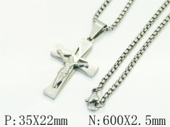 HY Wholesale Stainless Steel 316L Jewelry Popular Necklaces-HY09N1536FOL