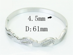 HY Wholesale Bangles Jewelry Stainless Steel 316L Popular Bangle-HY19B1520HIC