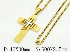 HY Wholesale Stainless Steel 316L Jewelry Popular Necklaces-HY09N1550HHC