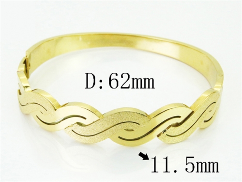 HY Wholesale Bangles Jewelry Stainless Steel 316L Popular Bangle-HY19B1487HJD