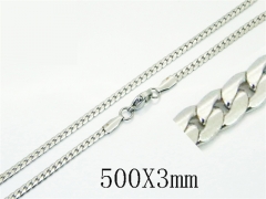 HY Wholesale Stainless Steel 316L Jewelry Popular Necklaces-HY40N1579JG