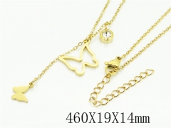 HY Wholesale Stainless Steel 316L Jewelry Popular Necklaces-HY49N0134BLL