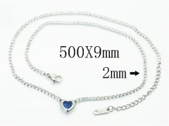 HY Wholesale Stainless Steel 316L Jewelry Popular Necklaces-HY59N0141HXX