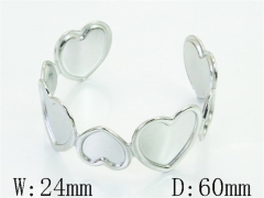 HY Wholesale Bangles Jewelry Stainless Steel 316L Popular Bangle-HY70B0578MW