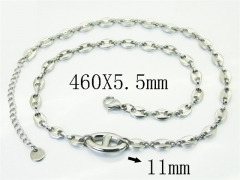 HY Wholesale Stainless Steel 316L Jewelry Popular Necklaces-HY32N0979HJD