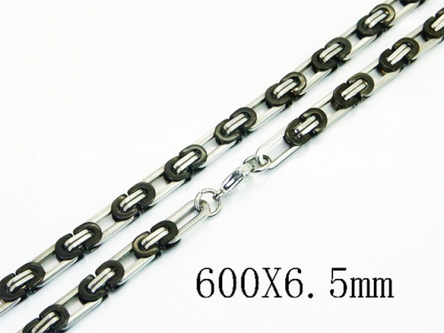 HY Wholesale Stainless Steel 316L Jewelry Popular Necklaces-HY55N0924HID