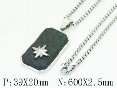 HY Wholesale Stainless Steel 316L Jewelry Popular Necklaces-HY41N0463IYY