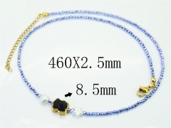 HY Wholesale Stainless Steel 316L Jewelry Popular Necklaces-HY02N0105HHW