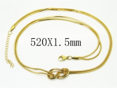 HY Wholesale Stainless Steel 316L Jewelry Popular Necklaces-HY39N0840OX