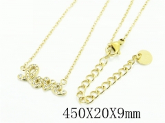 HY Wholesale Stainless Steel 316L Jewelry Popular Necklaces-HY51N0591MF