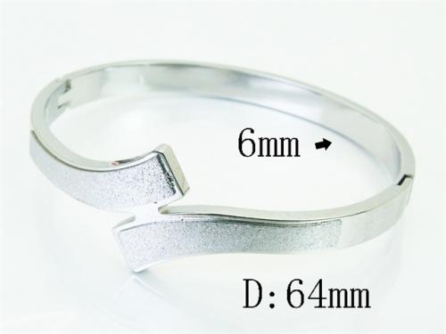 HY Wholesale Bangles Jewelry Stainless Steel 316L Popular Bangle-HY19B1489HIV