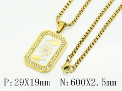 HY Wholesale Stainless Steel 316L Jewelry Popular Necklaces-HY09N1581NX