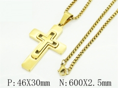 HY Wholesale Stainless Steel 316L Jewelry Popular Necklaces-HY09N1558HHX