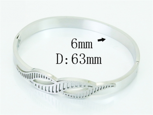 HY Wholesale Bangles Jewelry Stainless Steel 316L Popular Bangle-HY19B1511HIZ