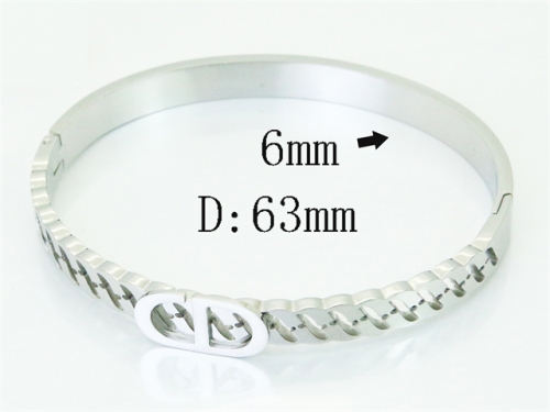 HY Wholesale Bangles Jewelry Stainless Steel 316L Popular Bangle-HY19B1562HIE