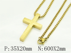 HY Wholesale Stainless Steel 316L Jewelry Popular Necklaces-HY49N0091FNL