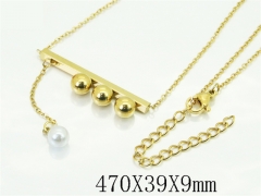 HY Wholesale Stainless Steel 316L Jewelry Popular Necklaces-HY49N0112NF