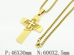 HY Wholesale Stainless Steel 316L Jewelry Popular Necklaces-HY09N1556HHA