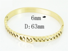 HY Wholesale Bangles Jewelry Stainless Steel 316L Popular Bangle-HY19B1563HJS