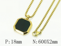 HY Wholesale Stainless Steel 316L Jewelry Popular Necklaces-HY49N0070OZ