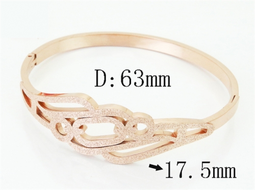 HY Wholesale Bangles Jewelry Stainless Steel 316L Popular Bangle-HY19B1519HJS