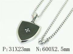 HY Wholesale Stainless Steel 316L Jewelry Popular Necklaces-HY41N0460IFF