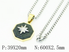 HY Wholesale Stainless Steel 316L Jewelry Popular Necklaces-HY41N0461ICC