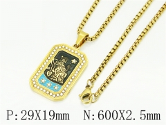 HY Wholesale Stainless Steel 316L Jewelry Popular Necklaces-HY09N1579NV