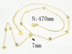 HY Wholesale Stainless Steel 316L Jewelry Popular Necklaces-HY32N0970HSL