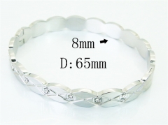 HY Wholesale Bangles Jewelry Stainless Steel 316L Popular Bangle-HY19B1480HKS