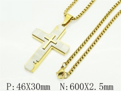 HY Wholesale Stainless Steel 316L Jewelry Popular Necklaces-HY09N1552HHY