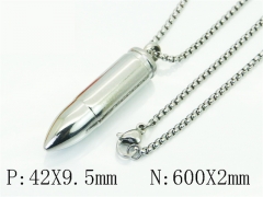 HY Wholesale Stainless Steel 316L Jewelry Popular Necklaces-HY49N0075NL