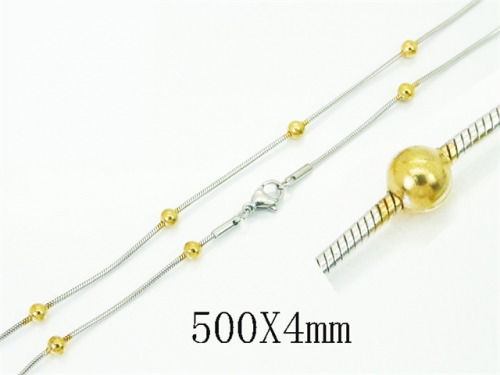 HY Wholesale Stainless Steel 316L Jewelry Popular Necklaces-HY40N1569KL