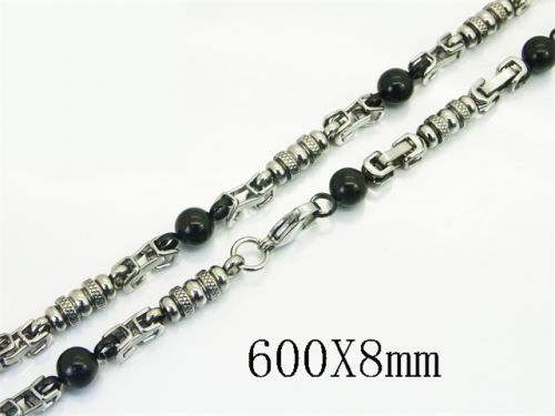 HY Wholesale Stainless Steel 316L Jewelry Popular Necklaces-HY55N0915HLD