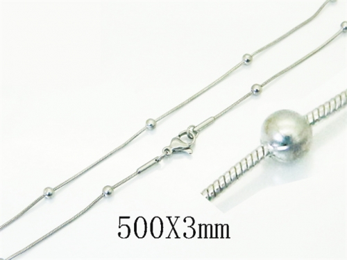 HY Wholesale Stainless Steel 316L Jewelry Popular Necklaces-HY40N1564IL