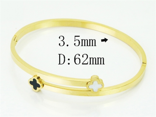 HY Wholesale Bangles Jewelry Stainless Steel 316L Popular Bangle-HY19B1557HKS