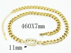 HY Wholesale Stainless Steel 316L Jewelry Popular Necklaces-HY32N1005HHF