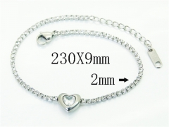 HY Wholesale Bracelets 316L Stainless Steel Jewelry Bracelets-HY59B0392OB