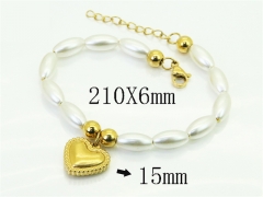 HY Wholesale Bracelets 316L Stainless Steel Jewelry Bracelets-HY91B0619MV